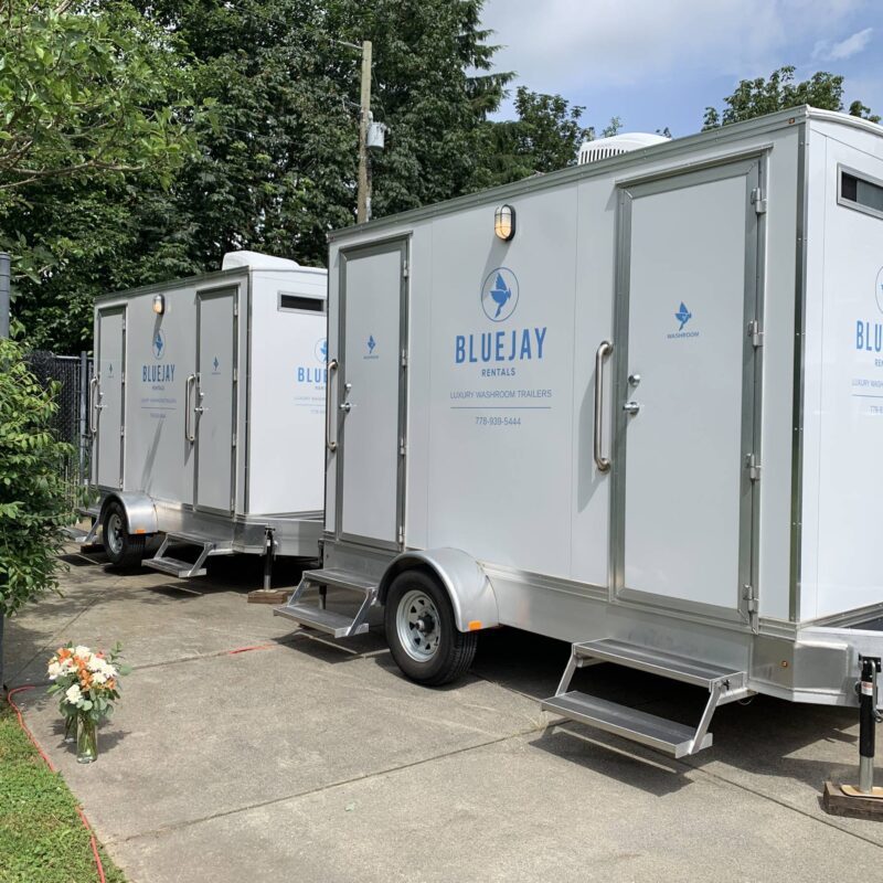 washroom trailer outside Vancouver