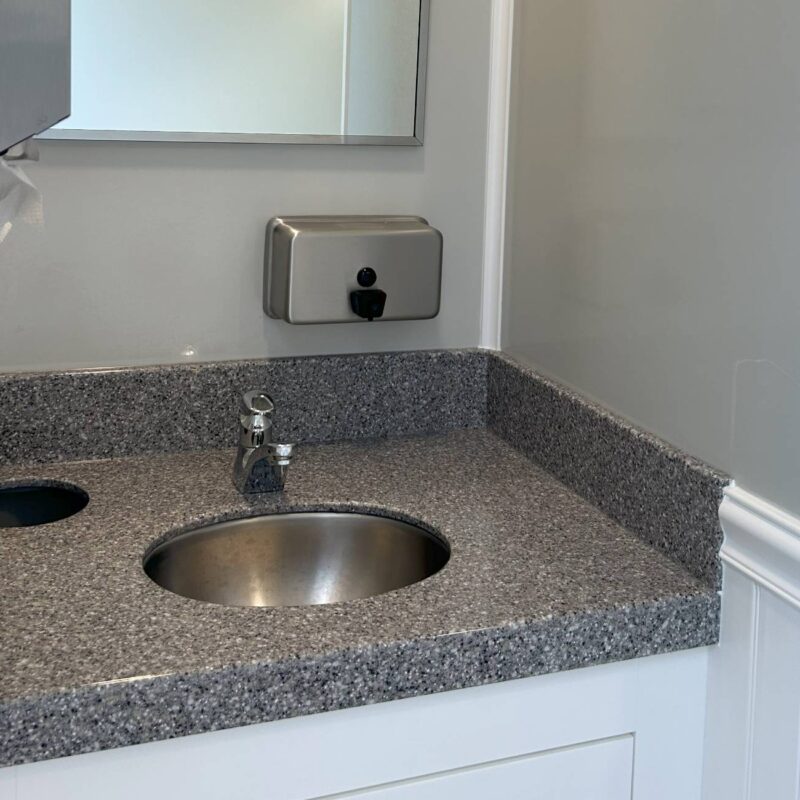 washroom trailer sink