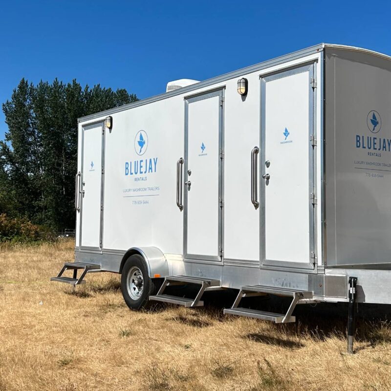 new three washroom trailer