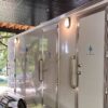 washroom trailer at event