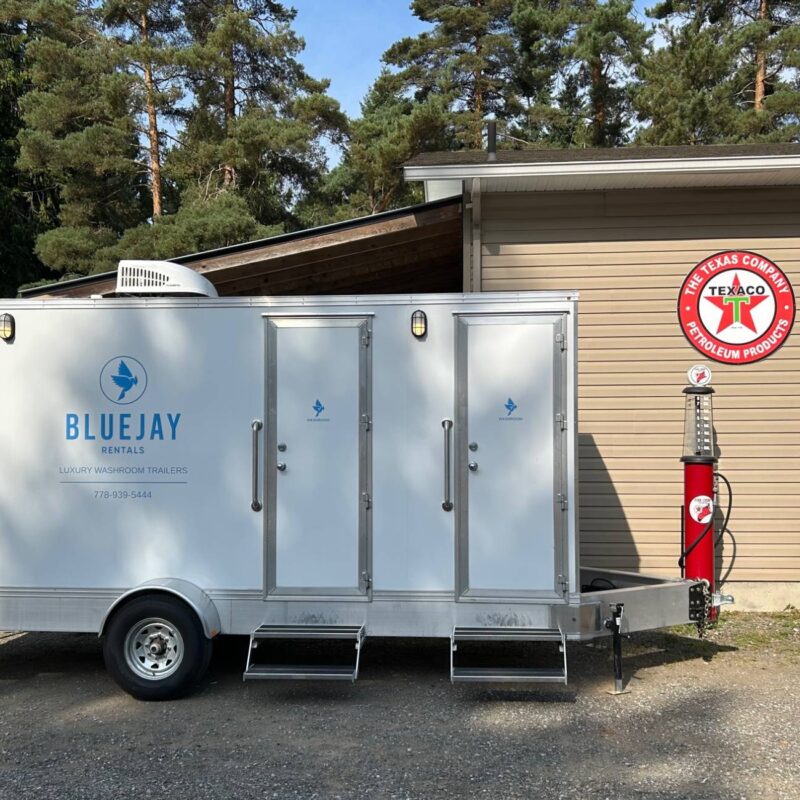 construction site washroom rental unit