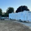 triple trailer construction rental