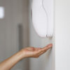 new hand sanitizers in portable washroom trailers