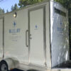 washroom trailer rental with amenities for wedding