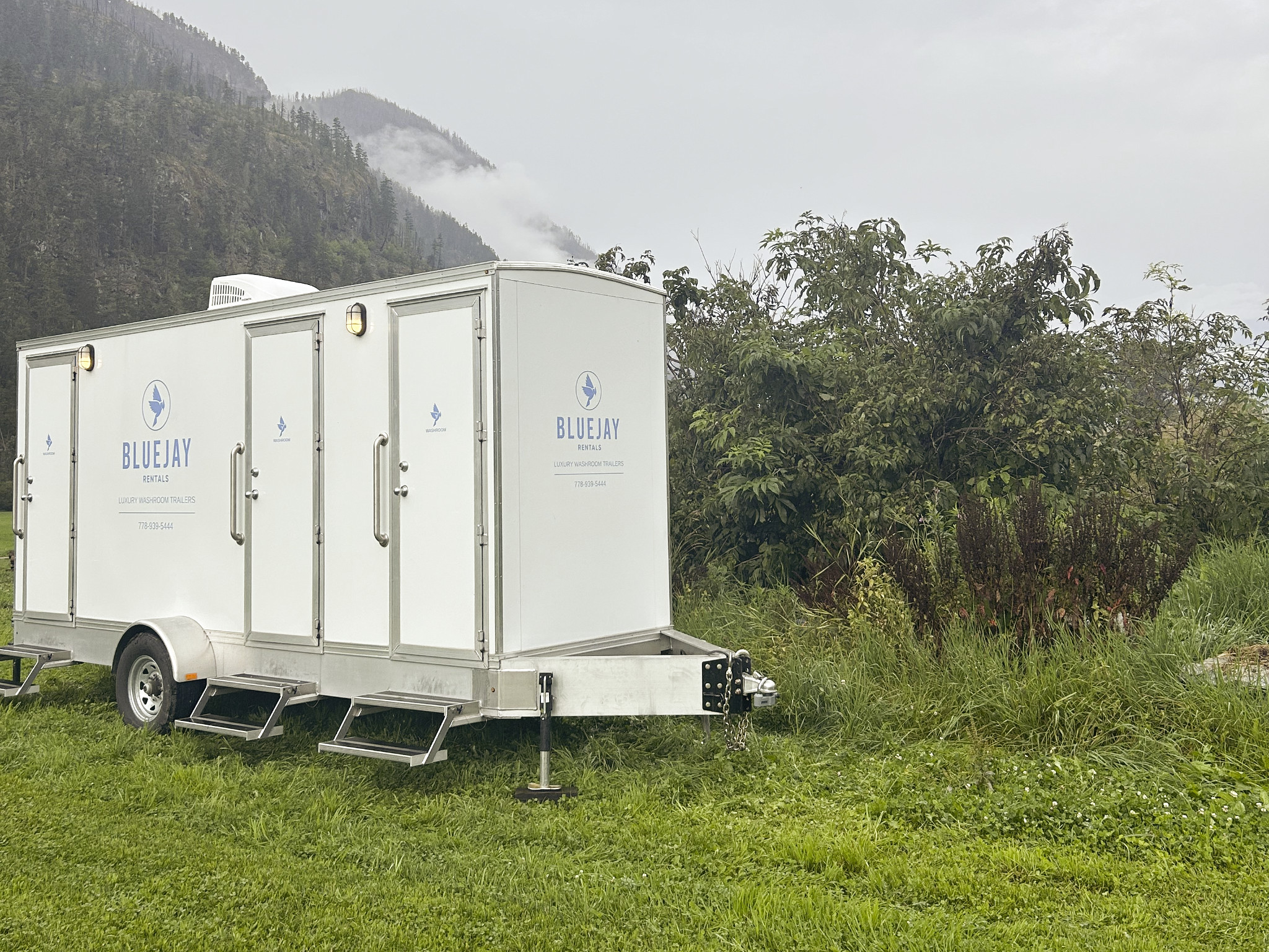triple trailer in park