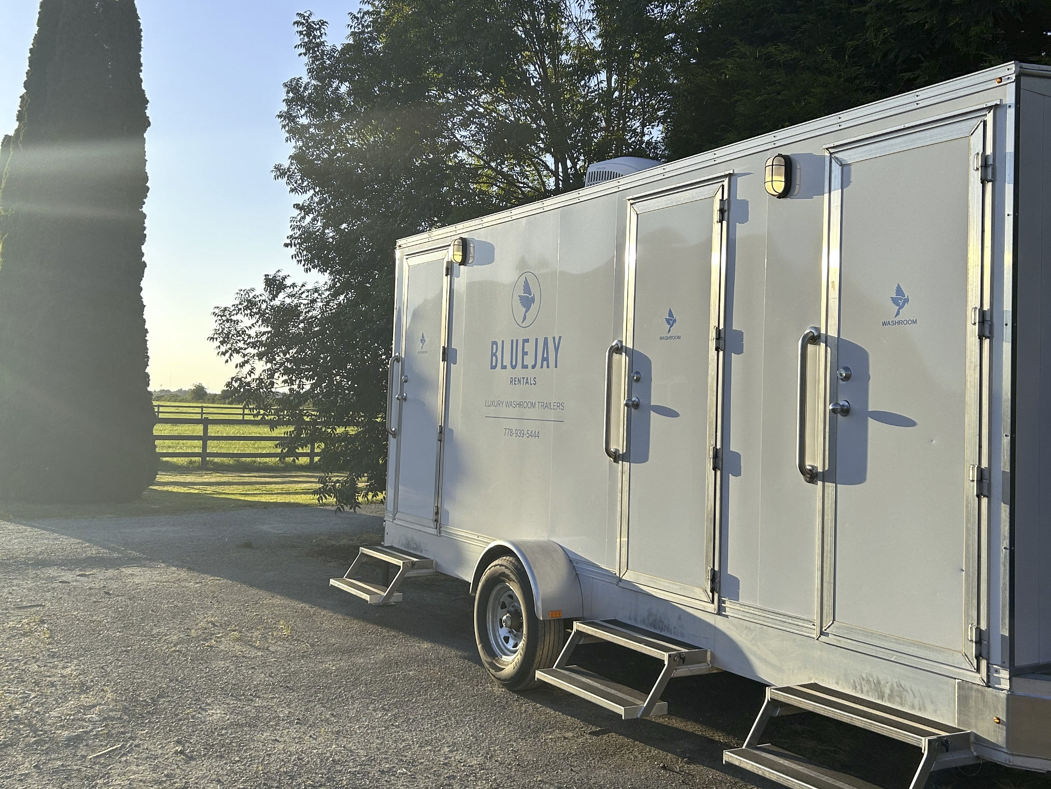 Average Portable Washroom Trailer Tank Capacities and Flush Counts